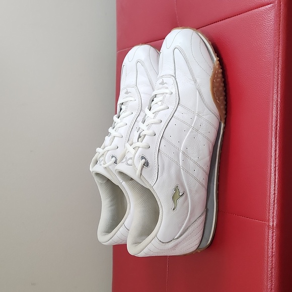 VINTAGE KangaROOS LEATHER RUNNERS - Picture 3 of 8